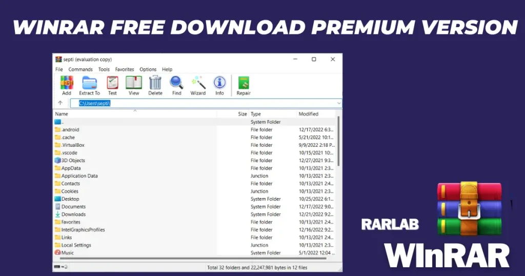 WinRAR Download ถาวร