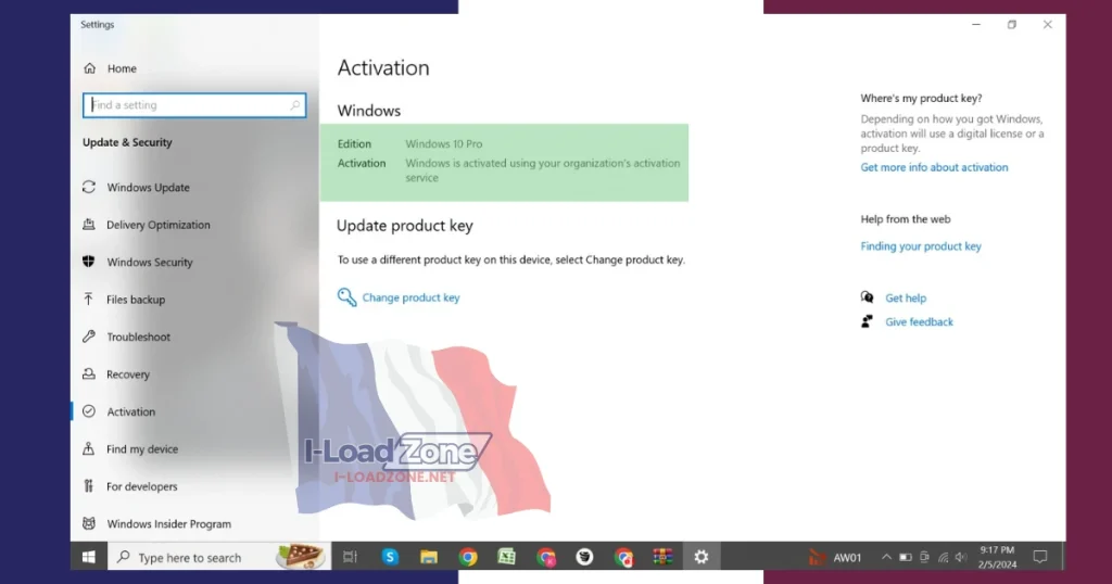 In this image Proof Windows 10 Activate using KMSpico Activator 2024
