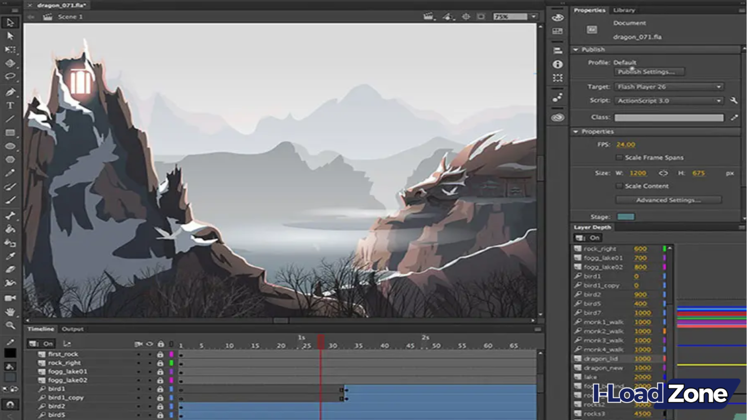 Adobe Animate ฟรี 2026 สร้างอนิเมชั่น 2D มืออาชีพ | i loadzone