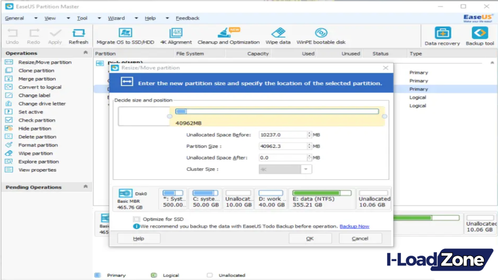 EaseUS Partition Master Download Free