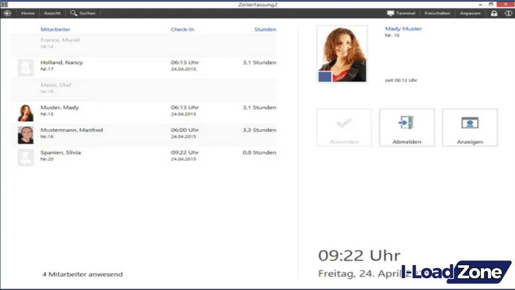 Softwarenetz Time registration Download Free