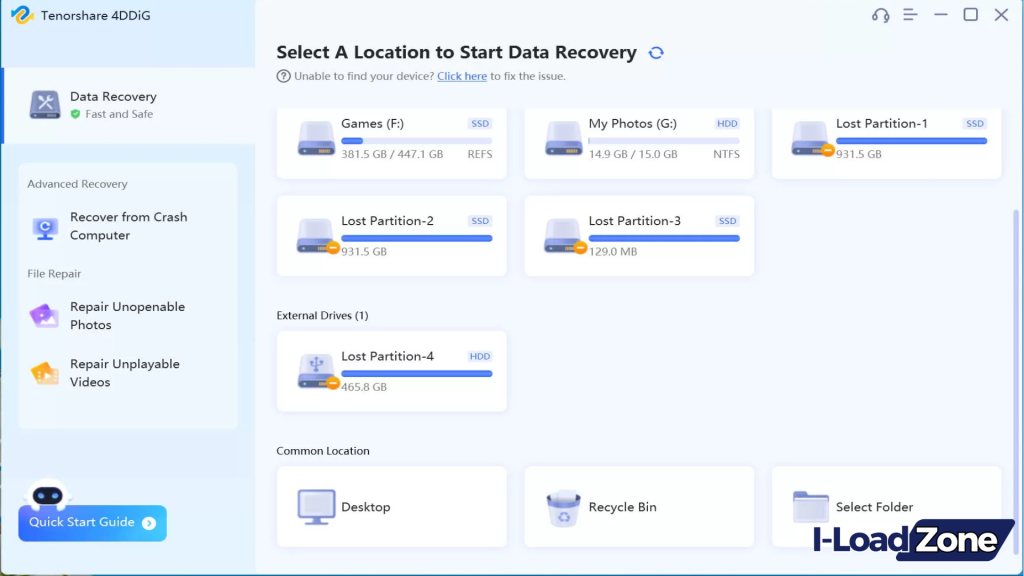 Tenorshare 4DDiG Download Free