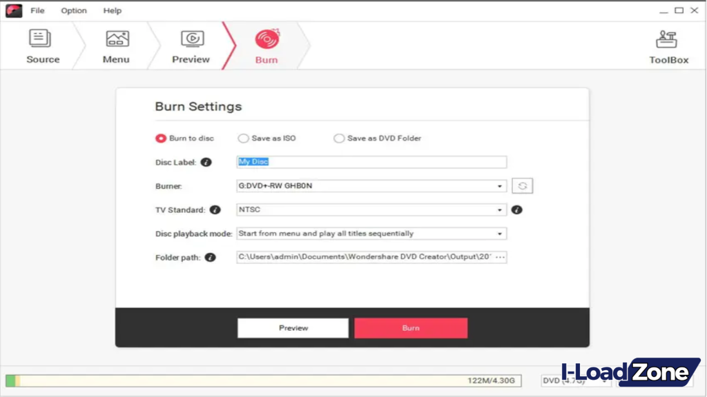 Wondershare DVD Creator Download Free