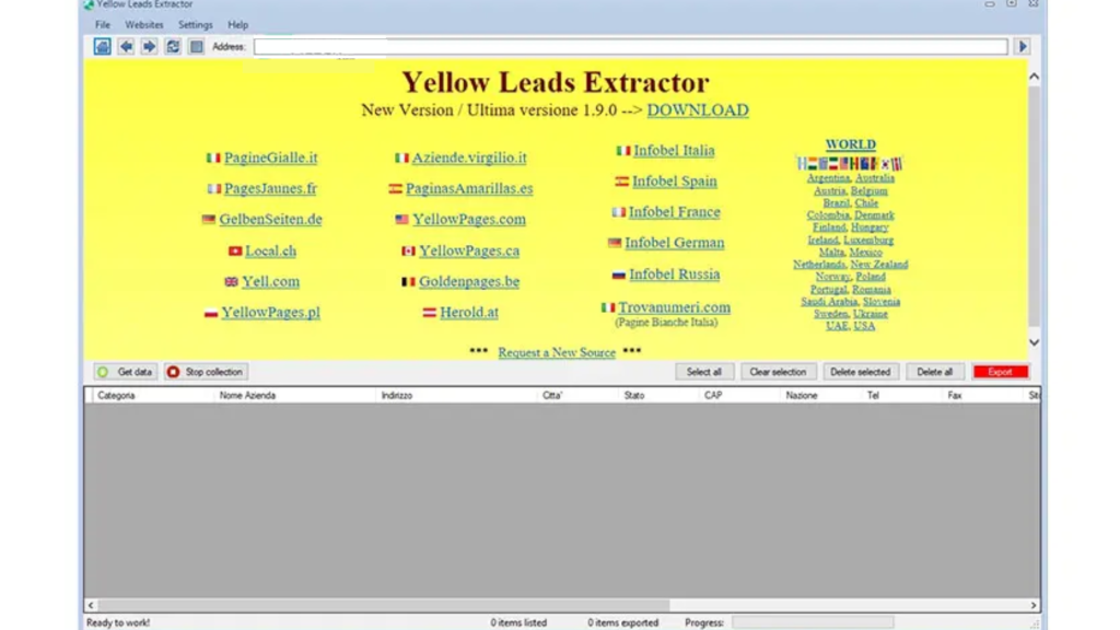 Yellow Leads Extractor Download Free