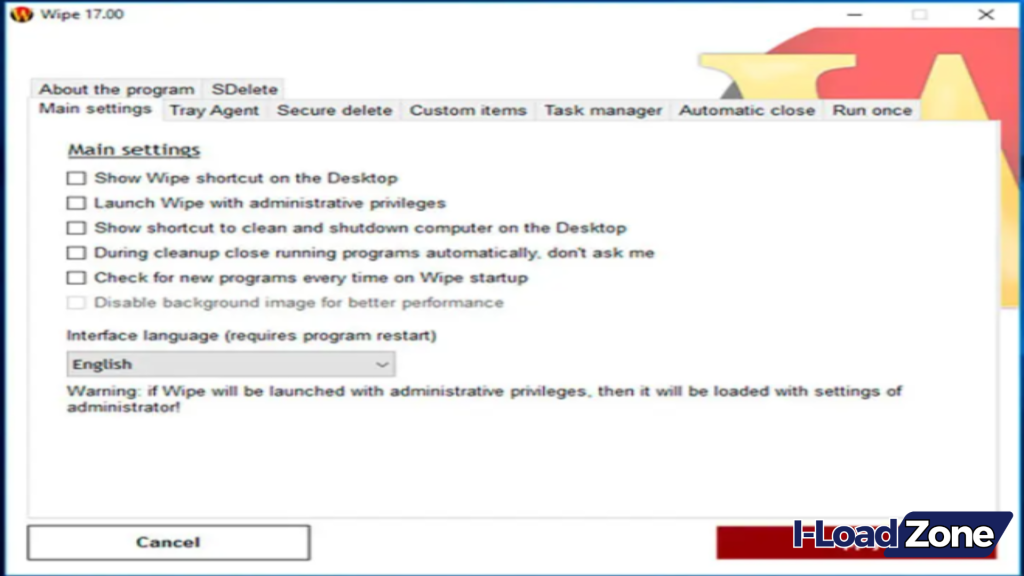 Wipe Professional Download Free