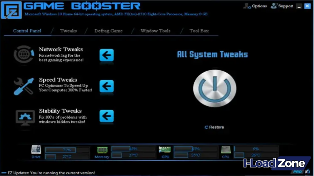 EZ Game Booster Download Free