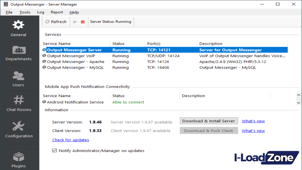 Output Messenger Server Download Free